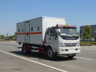 福田易燃液體廂式運(yùn)輸車(chē)